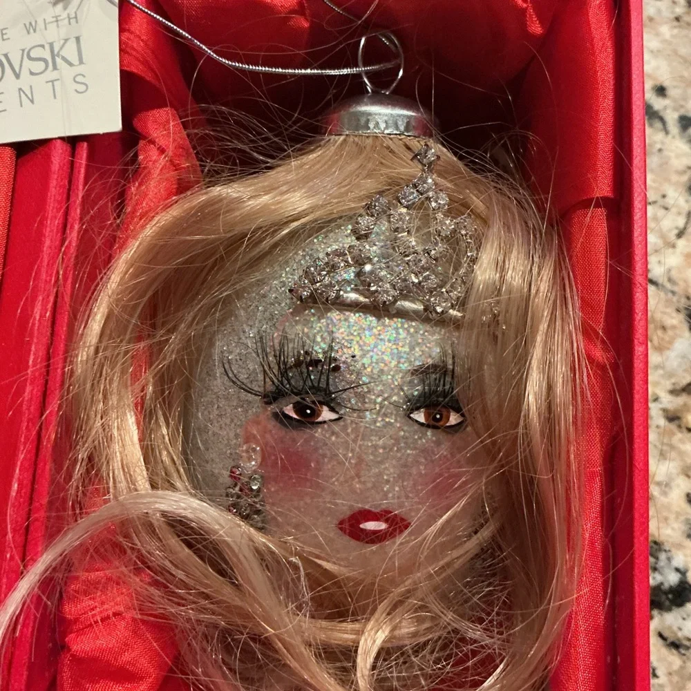 SWAROVSKI Elements Vintage Marilyn Monroe Ornament with Box Preowned with Tags